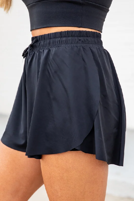 youre-worth-it-black-flowy-active-shorts