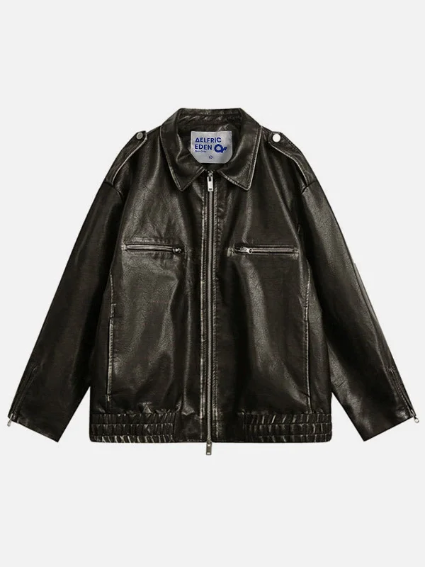 zip-up-pocket-vintage-leather-jacket