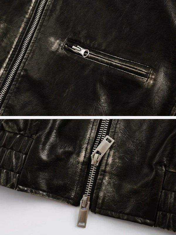 zip-up-pocket-vintage-leather-jacket